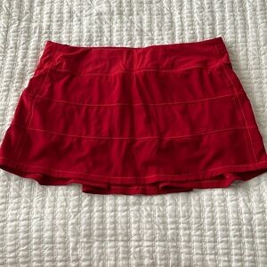 LULULEMON Pace Rival Mid-rise skirt Dark Rec (Size 10)